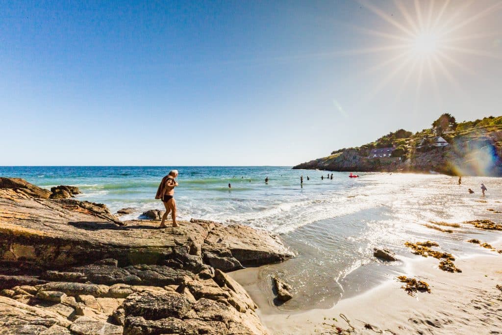 Plage pour vos vacances en Bretagne au camping de Kersentic